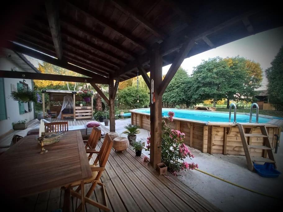 Maison Avec Piscine Proche Des Thermes Mauleon-D'armagnac Eksteriør bilde